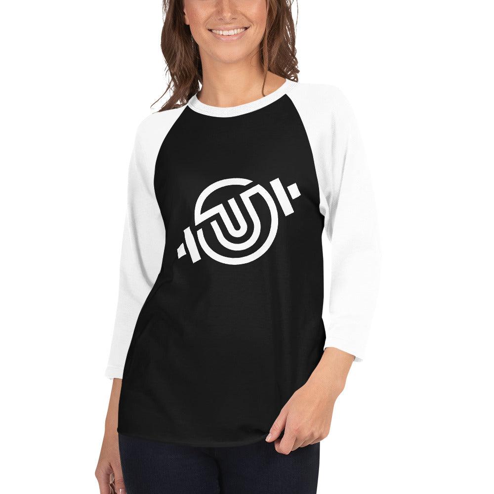 Women's UNLESAHED Logo 3/4 sleeve raglan shirt - UNLEASHED APPAREL