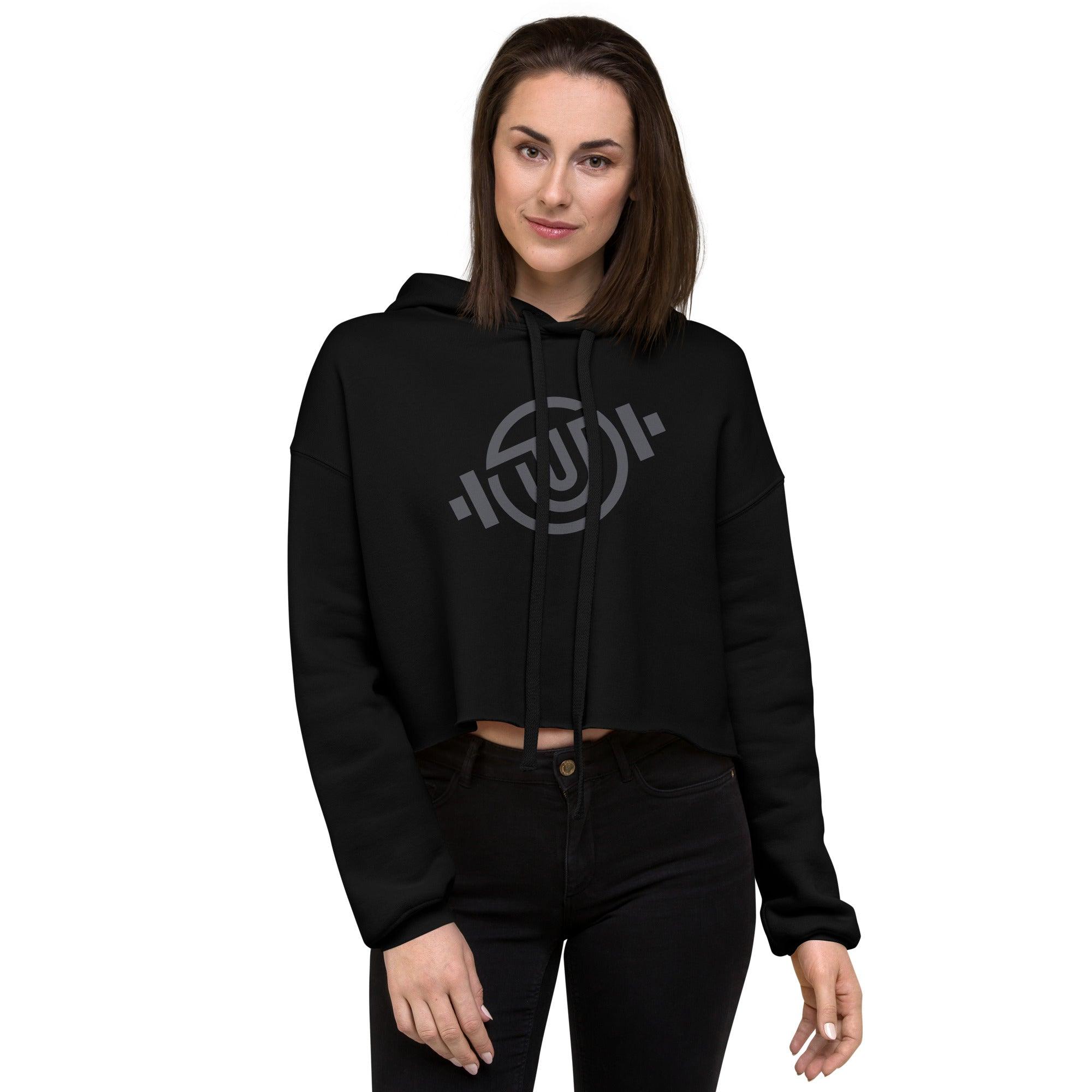 Woman's UNLEASHED Logo Crop Hoodie - UNLEASHED APPAREL